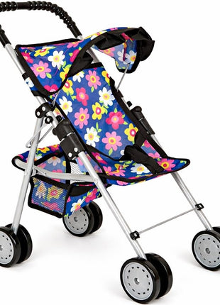 fash n kolor, My First Baby Doll Stroller with Flower Design with Basket in The Bottom- 2 Free Magic Bottles Included