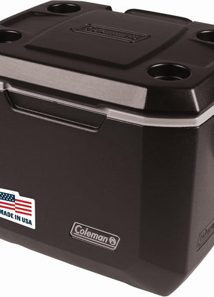 Coleman Xtreme 50qt Rolling Cooler with Wheels, Extra-Walled Insulation Keeps Ice up to 5 Days, Portable Wheeled Hard Chiller