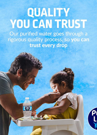 Pure Life Purified Bottled Water, 24 Pack - Still Drinking Water Enhanced with Minerals for a Crisp Taste - 8 Fl Oz - Toy Story 5 Packaging Graphics