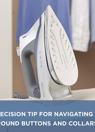BLACK+DECKER Allure Professional Steam Iron for Clothes