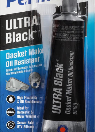 Permatex 82180 Ultra Black RTV Silicone Gasket Maker