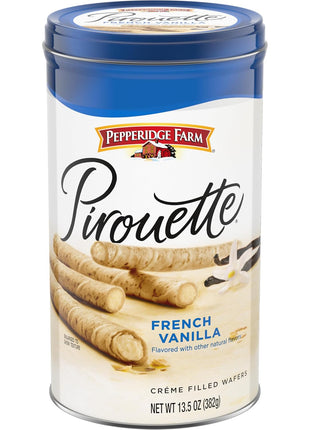 Pepperidge Farm Pirouette French Vanilla Flavored Filled Wafers, 13.5 Oz