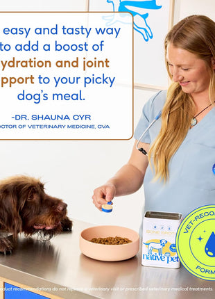 Native Pet Dogs & Cat Broth Bundle | Chicken & Beef Flavored | Dog Food Topper for Picky Eater | Dog Gravy & Bone Broth Powder