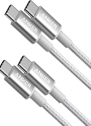 Anker USB C to USB C Cable, Type-C 60W Fast Charging Cable (3FT, 2Pack) for iPhone 16 Series, iPad mini 6 and More (Black)
