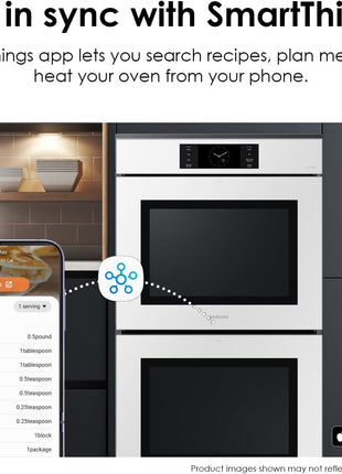 SAMSUNG 30" Smart Double Wall Oven, Stainless Steel, NV51T5511DS/AA