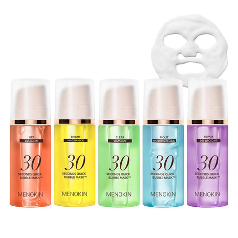 30 Seconds Bubble Mask 5-Pack (Lift, Bright, Clear, Moisture, Repair)