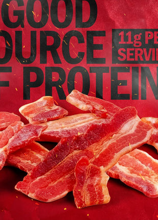 Jack Link's Bacon Jerky, Hickory Smoked   Flavorful Ready to Eat Meat Snack with 11g of Protein per Serving, Made with 100% Thick Cut Real Bacon, Protein Snack, Keto Friendly, 2.5 oz.