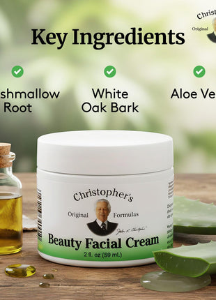 Christopher's Original Formulas Beauty Facial Cream, 2 oz