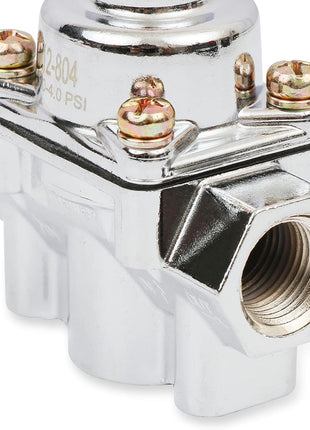 Holley 12-804 Chrome Carbureted Fuel Pressure Regulator