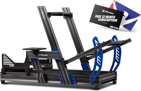 Next Level Racing F-GT Elite Formula and GT Aluminum Profile Simulator Cockpit iRacing Edition (NLR-E012) - PC