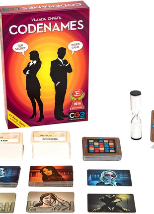 CGE Codenames Board Game (2nd Edition) | The Top Secret Word Association Party Game for Friends & Family Game Nights, 4+ Players
