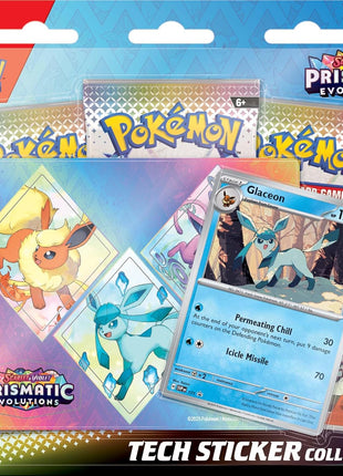 Pokemon TCG Scarlet and Violet 8.5 Prismatic Evolutions Tech Sticker Collection (Random Promo)