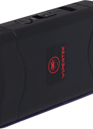 VIPERTEK VTS-880 Mini Stun Gun for Self Defense Rechargeable with LED Flashlight