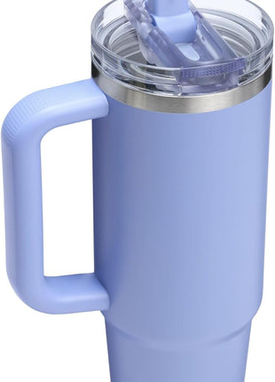 STANLEY Quencher ProTour Flipstraw Tumbler, 30 oz, Hydrangea | Built-In Straw & Handle | Cupholder Compatible for Travel | Leakproof Insulated Stainless Steel Cup | BPA-Free