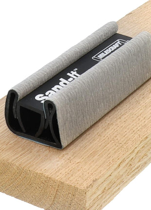 Milescraft 1622 Sand-It Multi-Surface Sanding Block. Sand Flat, Concave, Convex & Round Surfaces or Fit into Tight Spaces. Accepts any 1⁄4 Sheet of Sand Paper. 150 Grit Sand Paper Included