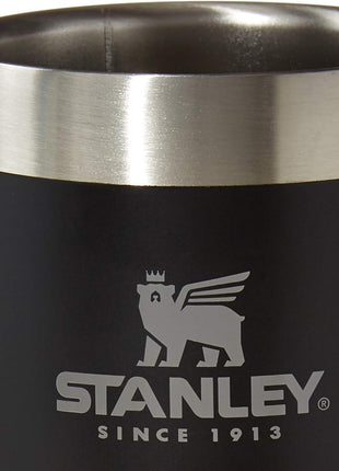 STANLEY Stay-Chill Beer Stein 24 oz | Heavy Duty Big Grip Handle | Beer Tumbler Drink Cup, Holds 2 Cans | Insulated Stainless Steel Party Mug | BPA-Free | Matte Black