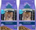 Blue Buffalo Wilderness High Protein, Natural Kitten Dry Cat Food, Chicken 2-lb (Pack of 2)