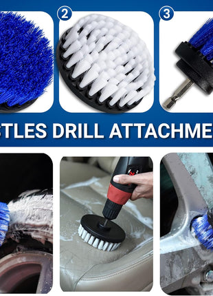 31pcs Car Detailing Kit Interior and Exterior Cleaner, Car Cleaning Kit with Professional Car Detailing Brush Set, Car Wash Kit and Auto Detailing Kit. Reusable, Perfect for Cars and Bikes