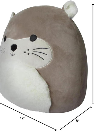 Squishmallows 14-Inch Light Brown Otter with Fuzzy Ears Plush - Add RIE to Your Squad, Ultrasoft Stuffed Animal Large Plush Toy, Official Kelly Toy Plush
