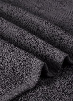 Towel and Linen Mart 100% Cotton 6 Pack Bath Towel Set, Quick Dry, Super Absorbent, Light Weight, Soft, (27 x 54 Pack of 6) Beige, White, Grey, Sky Blue, SAGE Green, Navy
