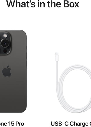 Apple iPhone (Renewed Premium) 15 Pro, 256GB, Black Titanium - Unlocked