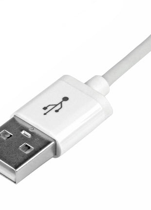 StarTech 3ft/1m USB-A to Lightning Cable, White, Charge & Sync (USBLT1MW) | Apple 8-pin Lightning to USB-A Male, For iPhone iPod iPad, Reversible connector, USB 2.0 480Mbps