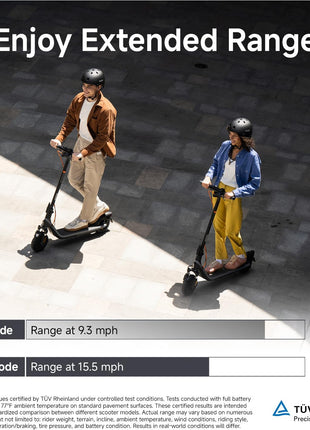 Segway Ninebot E2 Plus II/E2 Pro/E3 Pro Electric Scooter, 15.5–20 MPH, Long Range, Dual Elastomer Suspension (E3 Pro only), Foldable Adult Scooter, UL 2272 & 2271 Certified