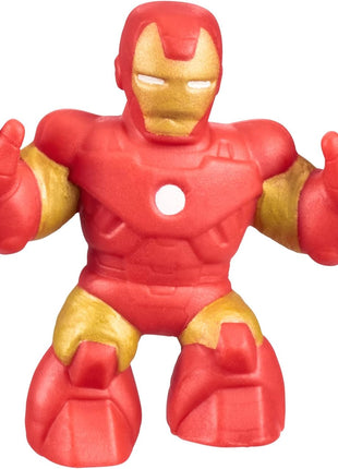 Heroes of Goo Jit Zu Marvel Mega Mini 6 Pack - Superhero Toys, Squishy, Stretchy, Gooey Mini Heroes - Ironman, Spider-Man, Captain America, Miles Morales, Hulk and Black Panther