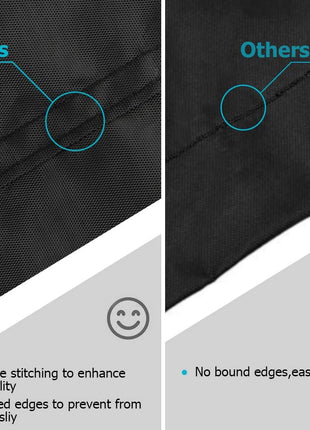 i COVER Grill Cover, 58 inch BBQ Grill Cover for Outdoor Grill, Anti-UV & Fade Resistant Gas Grill Cover, Waterproof Barbecue Grill Covers for Weber, Char-Broil, Nexgrill and More, Black