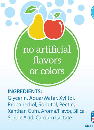Dr. Brown's Fluoride-Free Baby Toothpaste, Safe to Swallow, Apple Pear, 1-Pack, 1.4oz/40g, 0-3 Years
