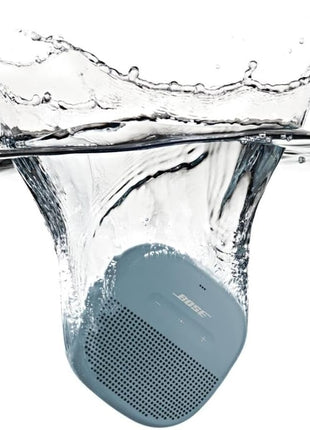 Bose SoundLink Micro Bluetooth Speaker: Small Portable Waterproof Speaker with Microphone, Stone Blue