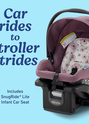 Graco Verb Travel System | Includes Verb Stroller and SnugRide 30 Infant Car Seat, Merrick | Stroller and Carseat Combo