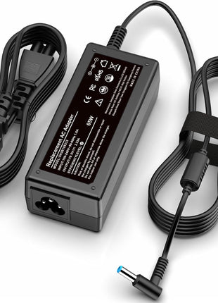 Replacement for HP Laptop Charger 65W 45W Computer Charger Smart Blue Tip Power Adapter