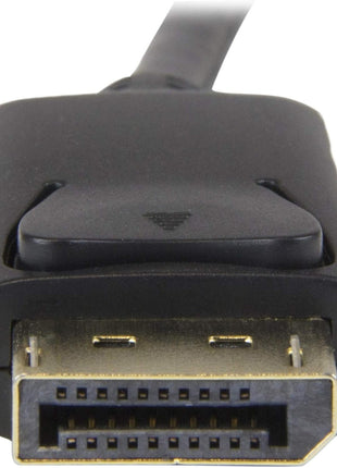 StarTech.com 3ft (1m) DisplayPort to HDMI Cable - 4K 30Hz - DisplayPort to HDMI Adapter Cable - DP 1.2 to HDMI Monitor Cable Converter - Latching DP Connector - Passive DP to HDMI Cord (DP2HDMM1MB)