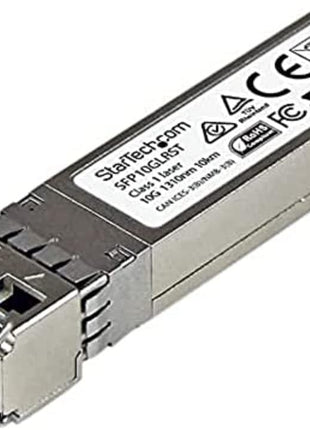 StarTech.com Cisco SFP-10G-LR Compatible SFP+ Module - 10GBASE-LR - 10GbE SMF Optic Transceiver - 10GE Gigabit Ethernet SFP+ - LC 10km - 1310nm - DDM Cisco Firepower, ASR9000, C9300 (SFP10GLRST)