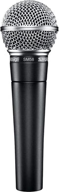 Shure SM58 Pro xLR Dynamic Microphone   Professional Studio & Live Performance Cardioid Mic for Vocals, Podcasting, and Recording (SM58 LC)