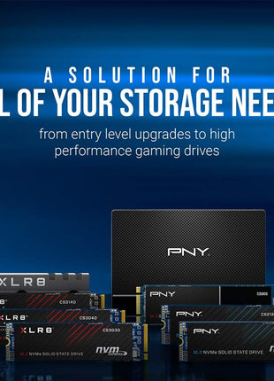 PNY CS900 2TB 3D NAND 2.5" SATA III Internal Solid State Drive (SSD) - (SSD7CS900-2TB-RB)