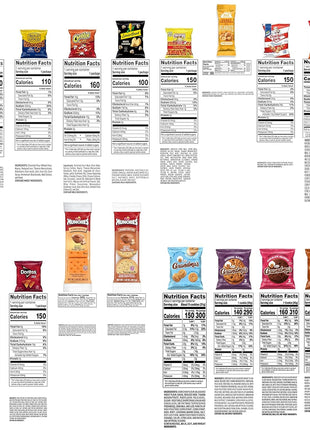 Frito Lay Ultimate Snack Care Package, Variety Assortment of Chips, Cookies, Crackers & More, (Pack of 40)