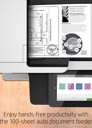 HP LaserJet Enterprise MFP M528f Monochrome All-in-One Printer with Built-in Ethernet & 2-Sided Printing (1PV65A)