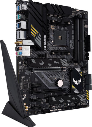 ASUS TUF Gaming B550-PLUS WiFi II AMD AM4 (3rd Gen RyzenTM) ATX Gaming Motherboard (PCIe 4.0, WiFi 6, 2.5Gb LAN, BIOS Flashback, USB 3.2 Gen 2, Addressable Gen 2 RGB Header and Aura Sync)