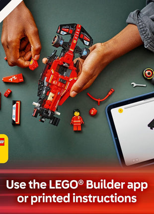 LEGO Speed Champions Ferrari SF-24 F1 Race Car Toys - Building Sets for Kids, Boys & Girls, Ages 10+ - Ferrari F1 Model Car Kits for Display or Play - Gift Ideas for Birthdays and Fans - 77242