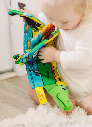 Melissa & Doug Soft Activity Baby Book - Whose Feet?