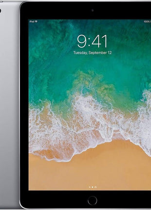 Apple iPad 9.7-inch Retina Display with WIFI, 32GB, Touch ID, 2017 Mode - Space Gray (Renewed) | Retina Display, WIFI, Touch ID, 2017 Model, Renewed