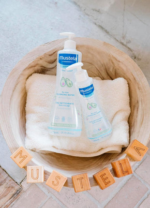 Mustela No-Rinse Micellar Cleansing Water for Babies - Made with Natural Avocado Perseose & Aloe Vera - Safely Cleans Baby's Face, Hands & Diaper Area - 1 or 2-Pack - Various Sizes