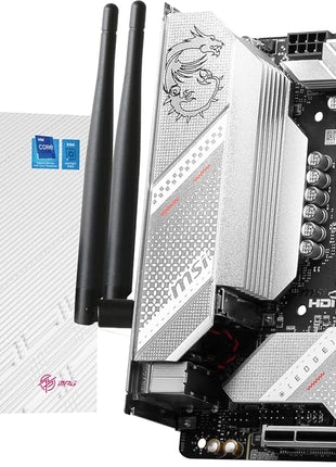 MSI MPG B760I Edge WiFi Gaming Motherboard (Supports 12th/13th/14th Gen Intel Processors, LGA 1700, DDR5, PCIe 5.0, M.2, 2.5Gbps LAN, USB 3.2 Gen2, HDMI/DP, Wi-Fi 6E, Bluetooth 5.3, Mini-ITX)