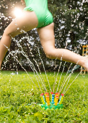 Melissa & Doug Sunny Patch Splash Patrol Sprinkler Toy With Hose Attachment