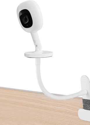 iTODOS Baby Monitor Mount Compatible with Nanit Pro Smart Baby Monitor & Flex Stand Baby Monitor, 8inches Flexible Arm Monitor Mount,Attach Your Baby Cam Wherever You Like-1pack