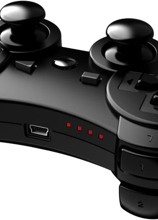MOVONE wireless Controller for ps3 Rechargeable Game Wireless Controller 2Pack with2 Charging Cables, Compatible with Playstation3