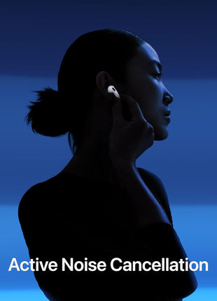 Apple AirPods 4 Wireless Earbuds, Bluetooth Headphones, with Active Noise Cancellation, Adaptive, Transparency Mode, Personalized Spatial Audio, USB-C Charging Case, Wireless Charging, H2 Chip