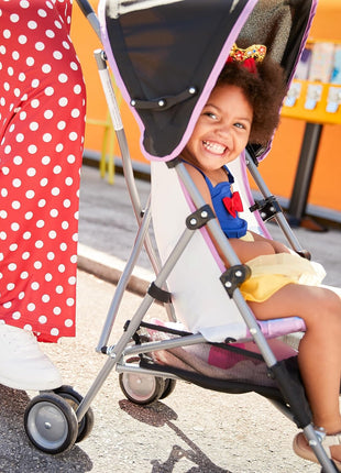 Disney Baby Character Umbrella Stroller, Eye-catching, Fun, 3D Stroller, Minnie Play All Day